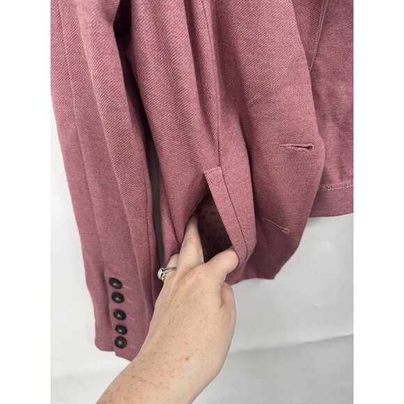 CAbi #3550 Applaud Jacket Blazer Pink Light Coat Women's Size 8 Preppy Classic - Picture 8 of 11